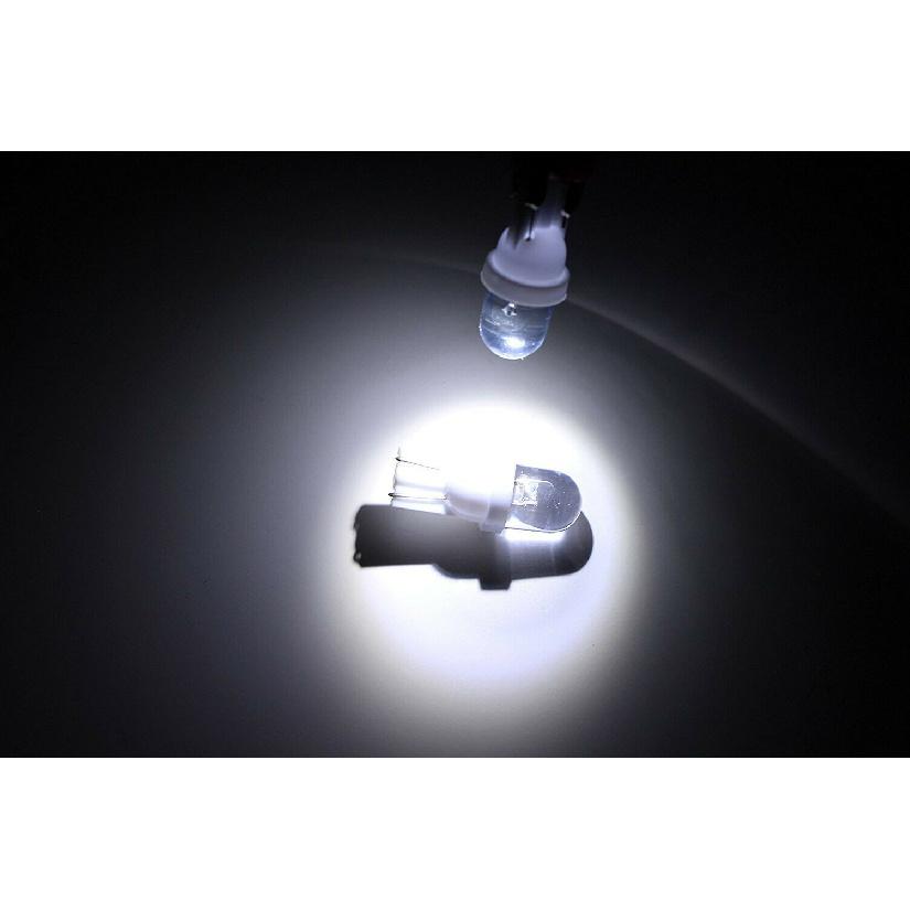 30pcs Car T10 Led Bulbs LED Light Cold White Silica Auto Interior Dome Reading Wedge Side Door Trunk Lamp License Plate Lamp 12V Bulbs 7