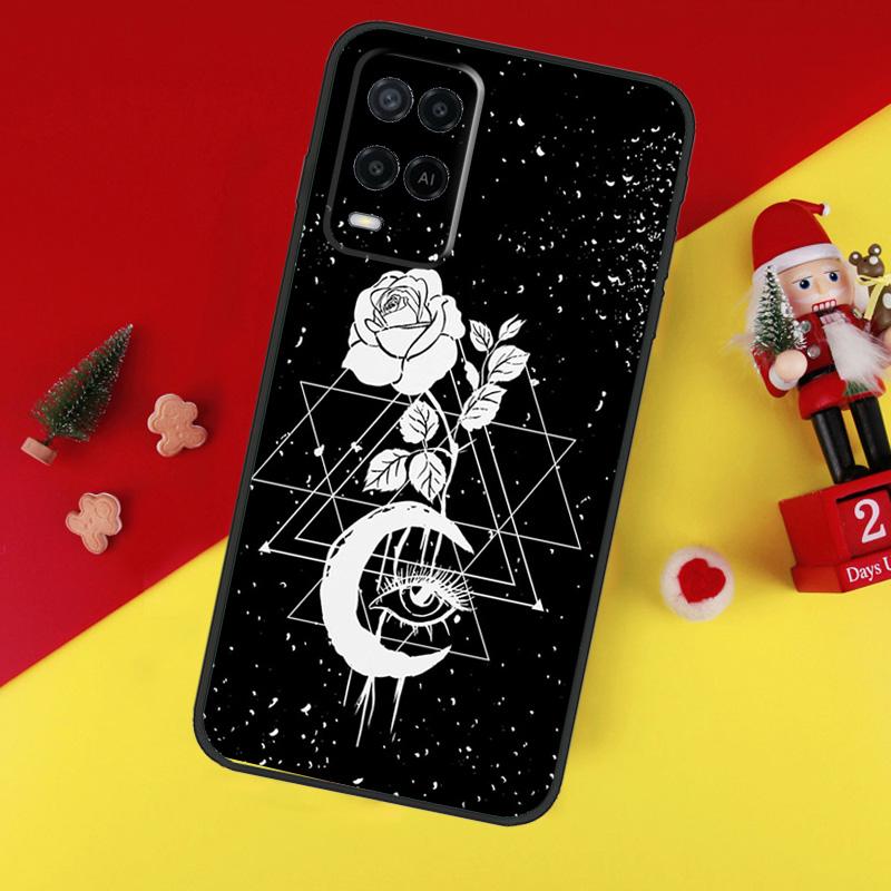 Occult Witchcraft Moon Gothic Witch For OPPO A79 A57 A77 A5 A9 A53S A52 A72 A96 A76 A16 A54 A74 A94 A38 A58 A78 A15 A17 Case