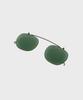 Yun Dante Silver Clip-On Green