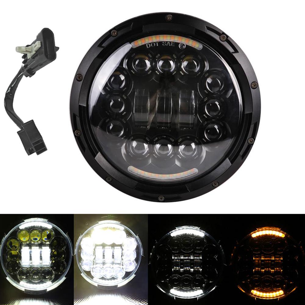 7 Inch LED Motorcycle Headlight for Harley Touring Ultra Classic Electra Street Glide Road King For Yamaha Motorbike Headlamp