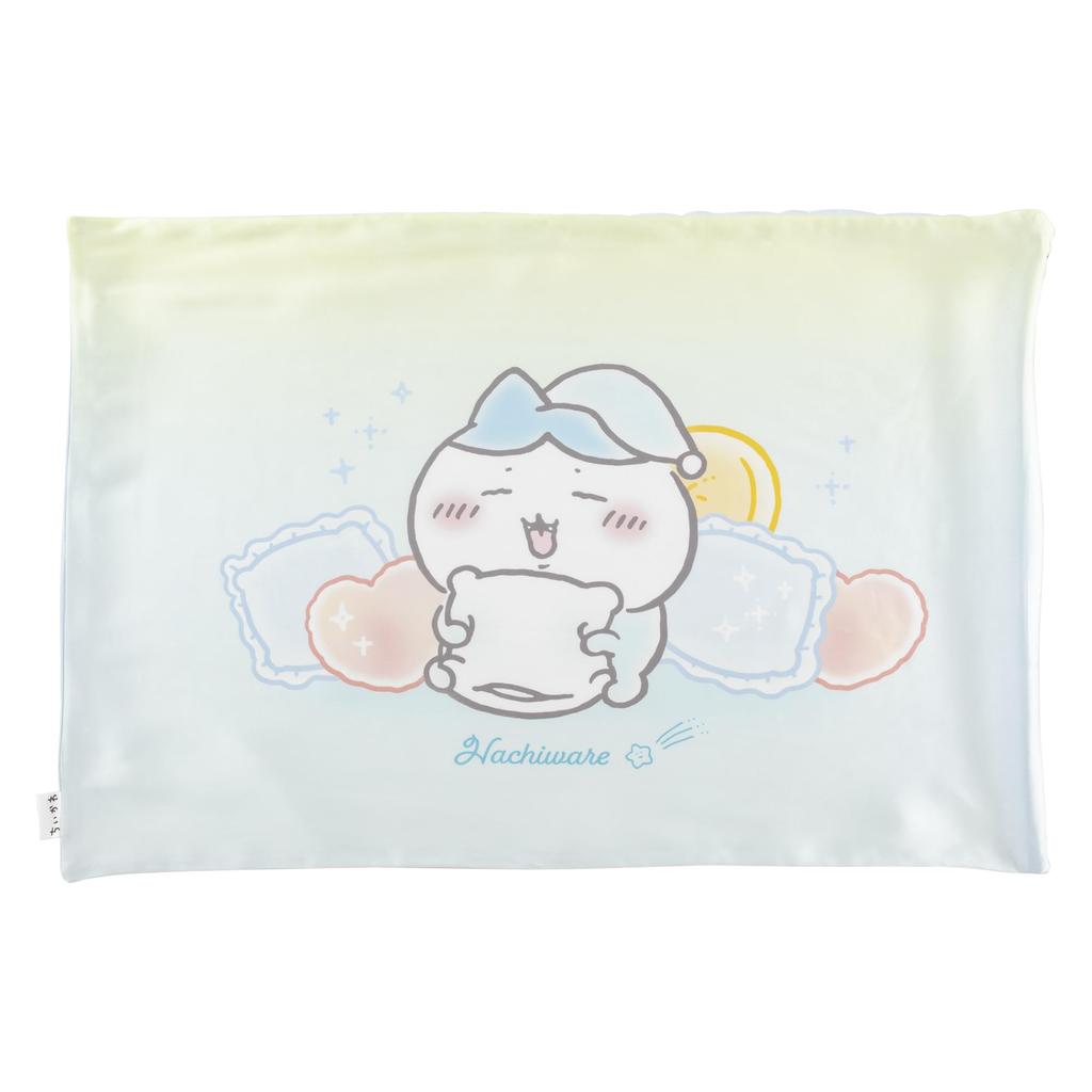 MORIPiLO Silk Pillow Cover - Chiikawa Silk Pillow Cover [Friction Reduction] Pillow Cover, Pillow Case, Children's Pillow, Character | 43x63cm (Chiika