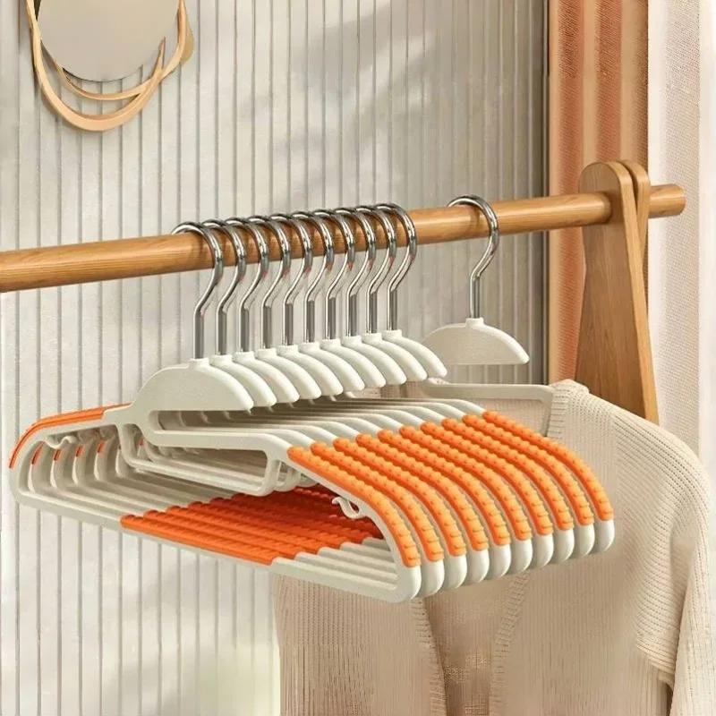 

Нескользящая вешалка для одежды, не оставляющая следов, вешалки для одежды для мокрых и сухих вещей, вешалки для дома, специальные вешалки для одежды для спальни в общежитии 20 PCS