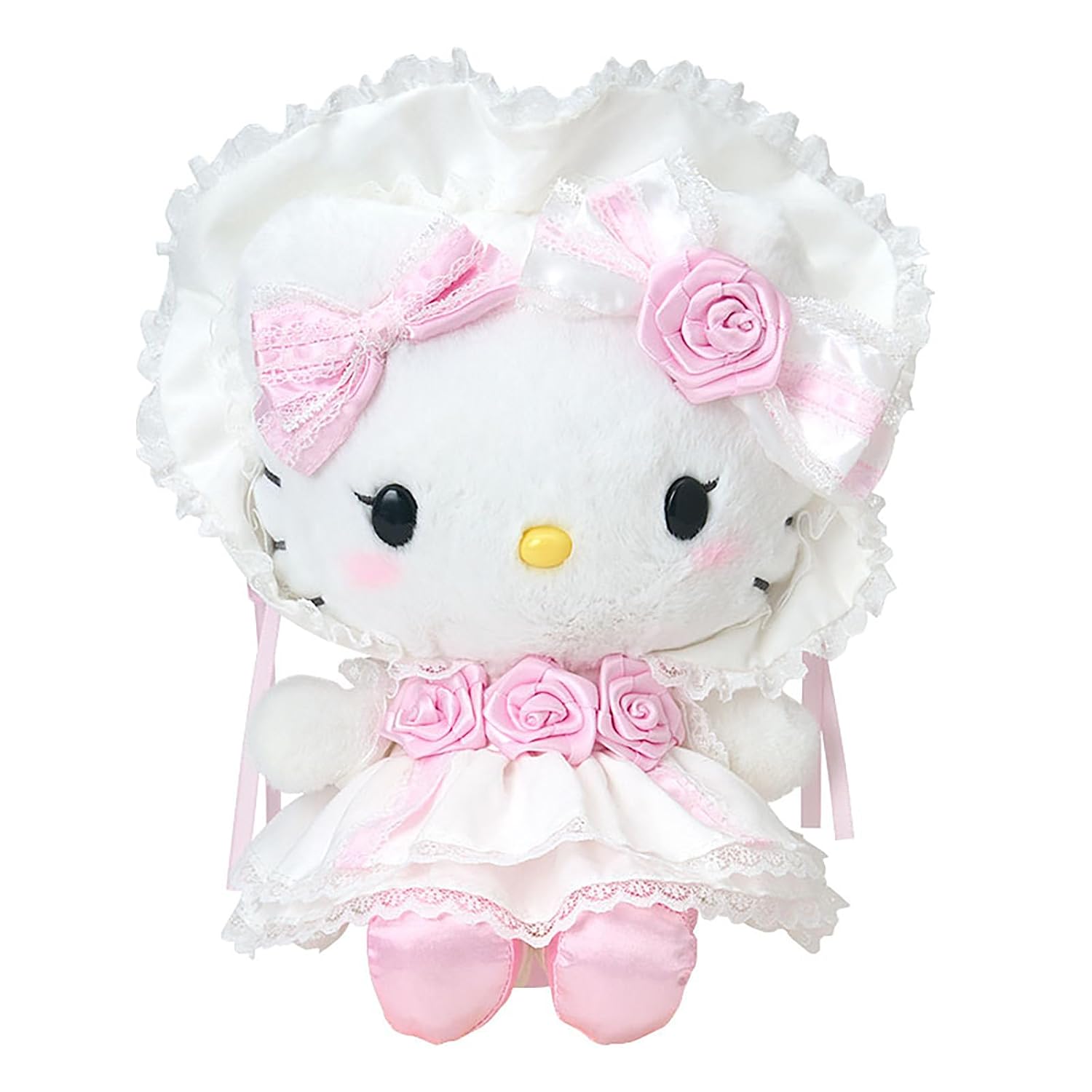 Sanrio Plush Toy (White Frill) Hello Kitty Suitable Ages 3 Up 009717