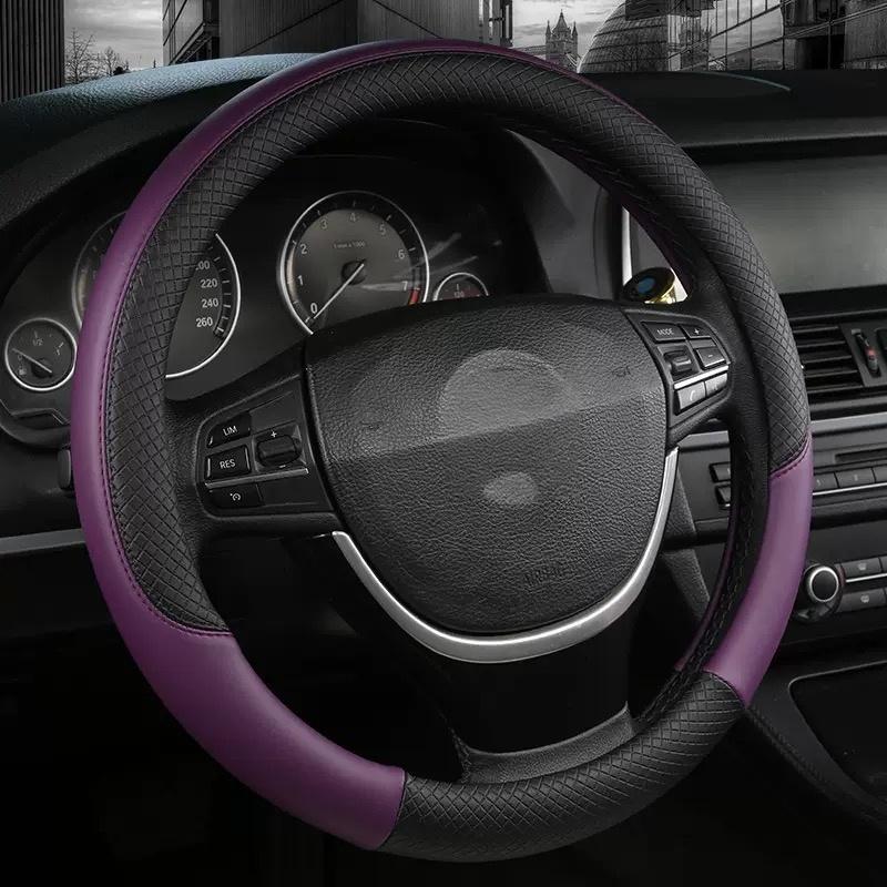 Car Leather Steering Wheel Universal Non-Slip and Wear-Resistant Steering Wheel
