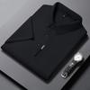 STORN Men's Short Sleeve Solid Color Polo Shirt Breathable Comfortable Elastic Top New Arrivals Casual Business Style