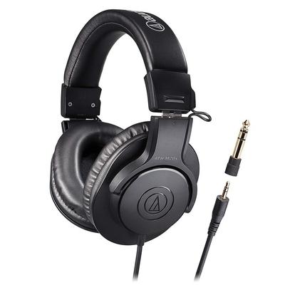 Audio-Technica ATH-M20x/1.6 Professional Monitor Headphones - 1.6m Cable - Black