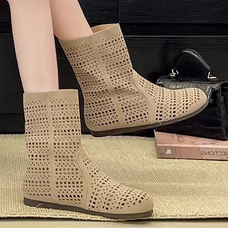 Fashion Women Flats Shoes Ankle Designer Sandals New Summer Woman Sport Shoes 2025 Fashion Cool Boots Dress Breathable Zapatos De Mujer