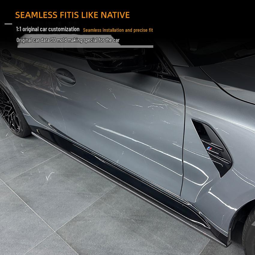 BMW M3 G80/G81 MP Style Side Skirt Diffuser Kit (2021+)