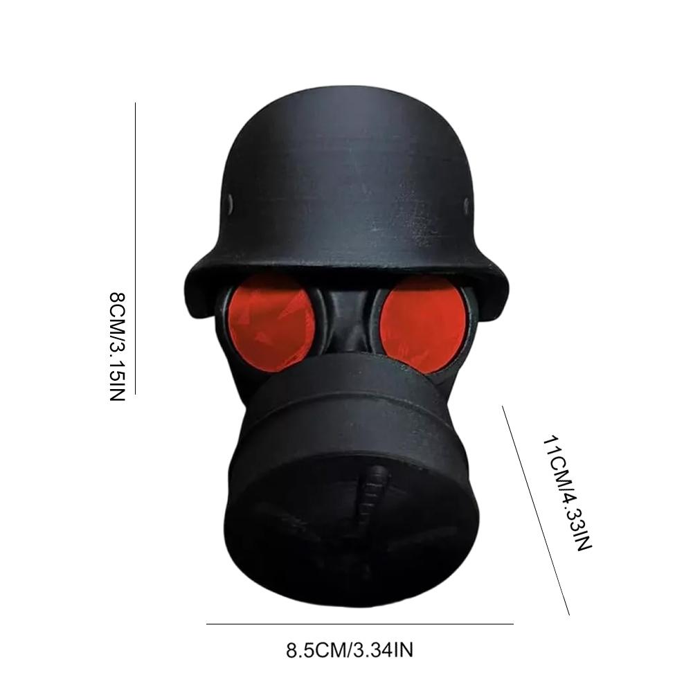 Trailer Hitch Cover Car Dust Plug Cover Hook with Helmet and Gas Mask Trail Hitch Cover Prevent Receiver Tube From Rusting