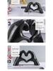 Heart-In-Hand Resin Ornament: Bedroom & Desktop Decor Gift