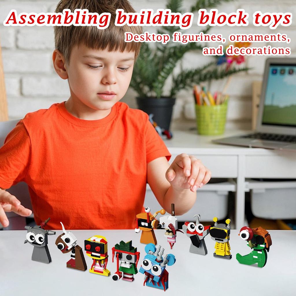 Scene Small Particles Puzzle Toy Block Set