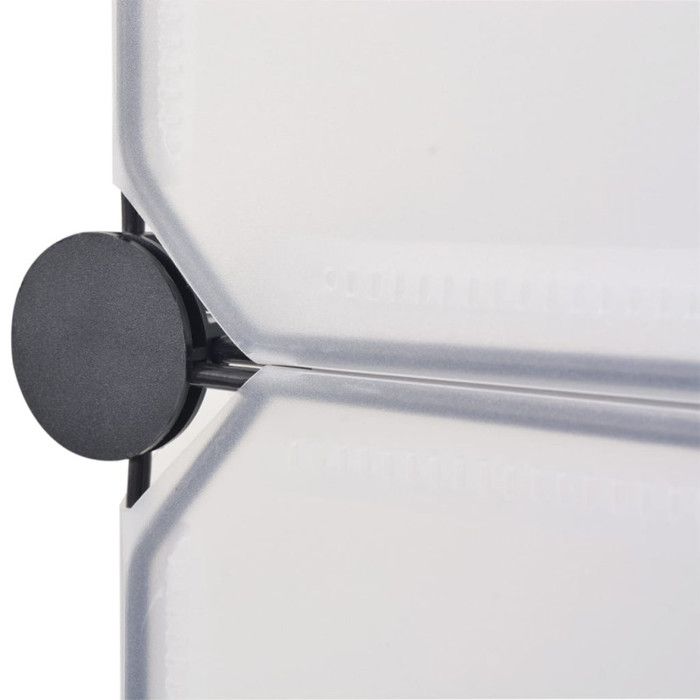 VidaXL Armoire à chaussures avec 10 compartiments Blanc