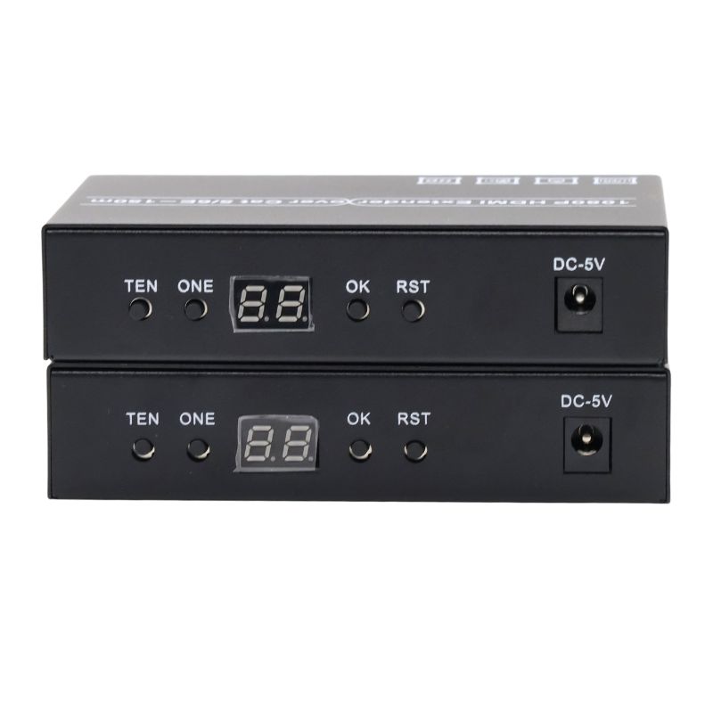 1080P HDMI KVM Extender Support IR HDMI Loopout Many-to-many Via Switches