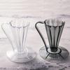 CAFEC DEEP 27 Flower Dripper FDD-27 for Single Cup Coffee (Clear, Dripper)