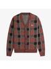 [headquarters Genuine] Fred Perry [sharp] Glitch Tartan Cardigan  S54  Afpm2336531 S54 qzgAfpm2336531 S54