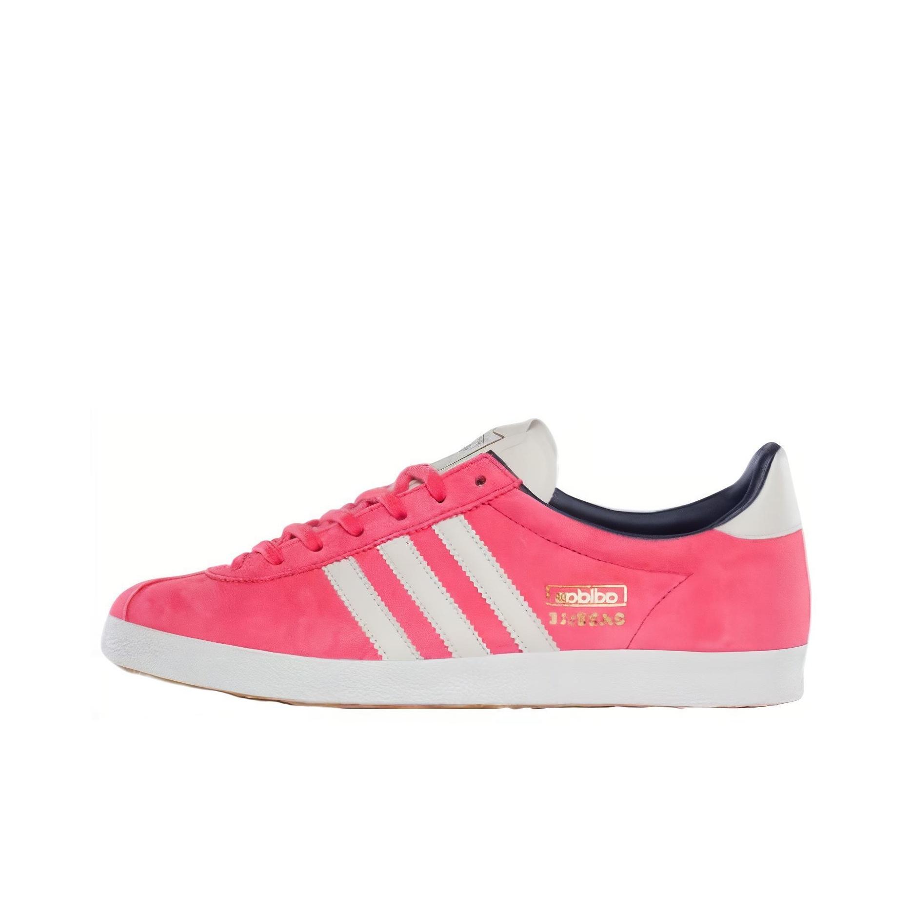 Adidas Originals Gazelle Series Og Versatile Shock Absorbing Low Top Sneakers Unisex Sneakers Pink G60757 42