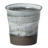 Sohogama Pottery Tumbler White Soba Brushed Wide Mouth Cup 380cc 350-07-233