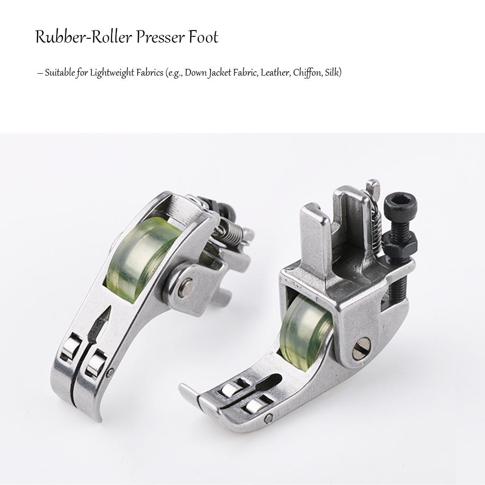 Лапка с 3 роликами узкого типа – Регулируемое давление Многофункциональная роликовая лапка Универсальная для толстых и тонких тканей
