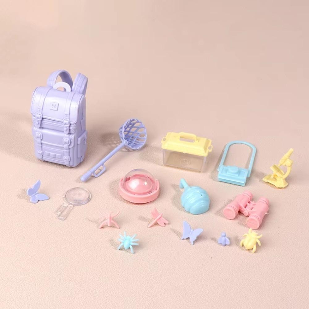 

Имитация Кукла Набор для Кемпинга Микро Сцена Кукла Мини Палатка Сцена Украшение Кукольный домик Палатка Игрушка для Девочек Style D