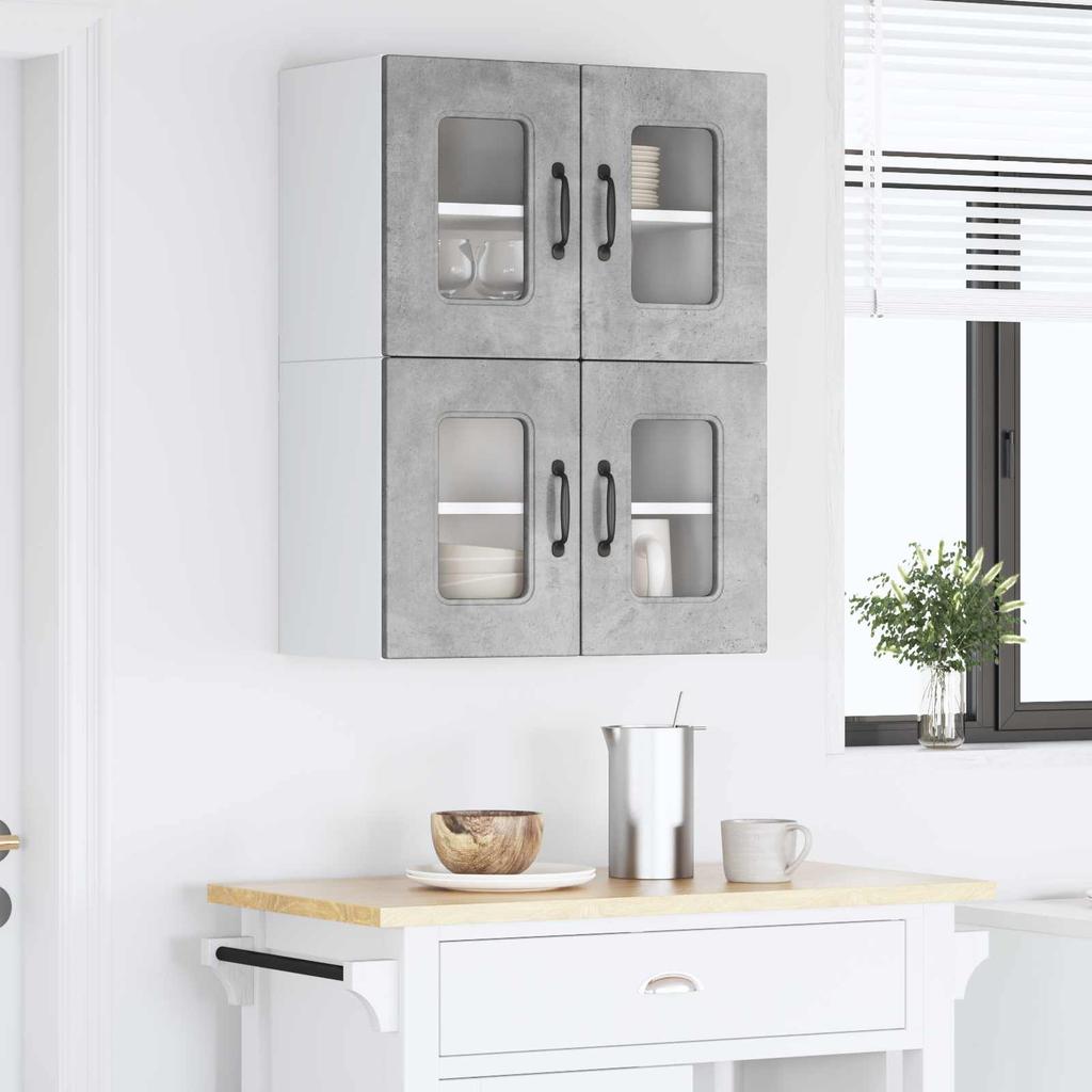 Dishwasher Front Panel Kalmar 2 pcs Concrete Grey 60 x 31 x 40 cm