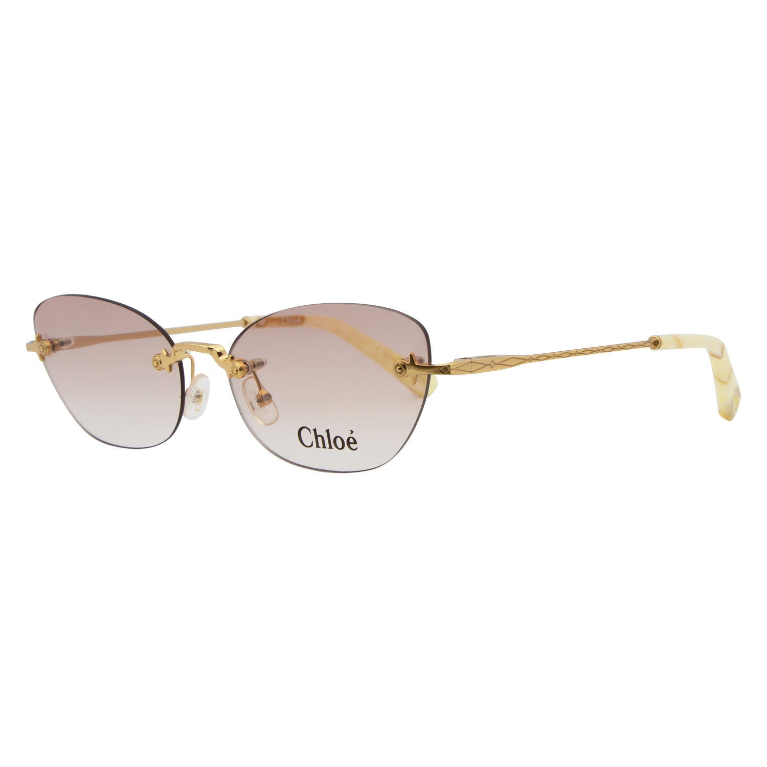 

Очки Chloè Cateye CE2154 Желтое золото 717 57 мм 2154