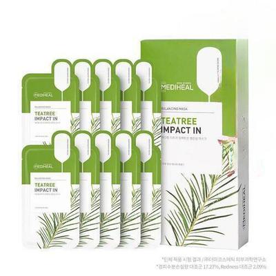 Teatree Impact In Balancing Pleťová maska 10 kusů