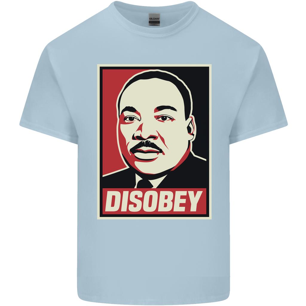 Ungehorsam Martin Luther King Black Lives Matter Unisex Leichtes Baumwoll-T-Shirt
