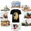 Melting Skull Muted Emoji Print Gothic Casual T-Shirt Pure cotton T-shirt