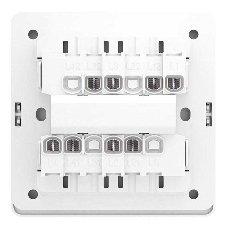 ABB Junchi Series 4-Gang Single Control Wall Switch