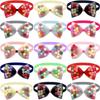 50/100pcs Cute Ball Style Dog Bow Ties Accessories Pet Necktie Pet Supplies Dog Puppy Collar Bows Pet Dog Grooming Accessories