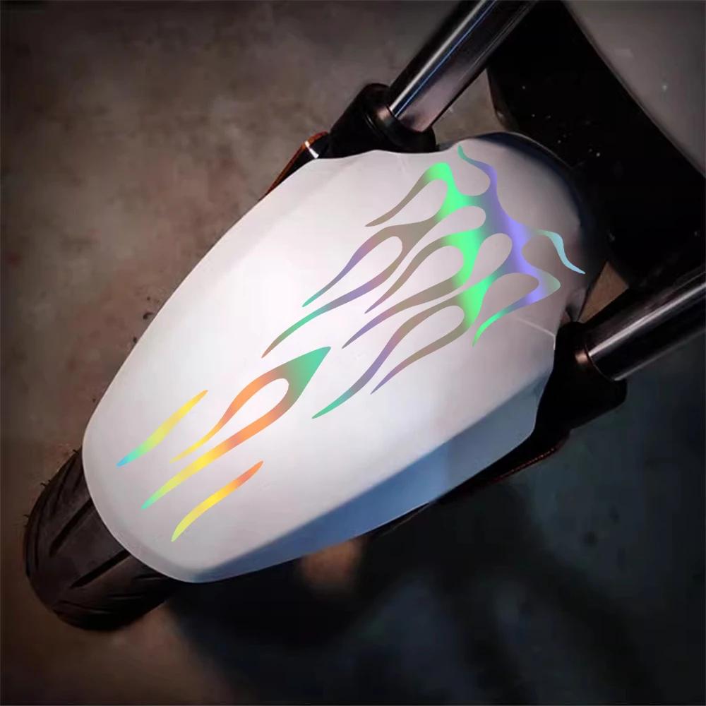 Flame Pattern Car Stickers Waterproof Motorcycle Auto Door Body Decals For Honda Shadow VT750 Motorcycle Decoration Accessories