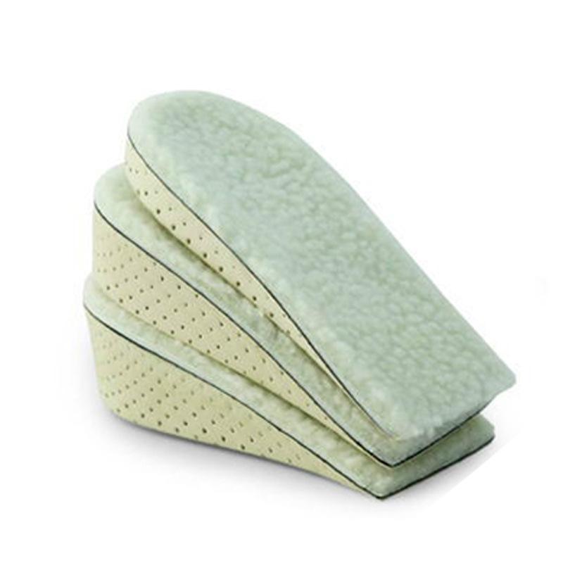 Height Boosting Insoles: Invisible Inner Pads, Sports Warm Full & Half Insoles for Men & Women, Increase Height 2-4cm