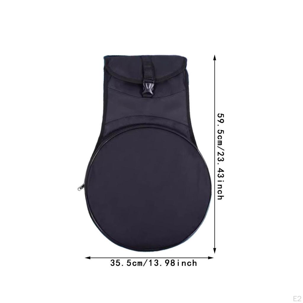 12 inch Dumb Drum Bag for Practice Pad with Shoulder Strap Beginner Music Enthusiast
