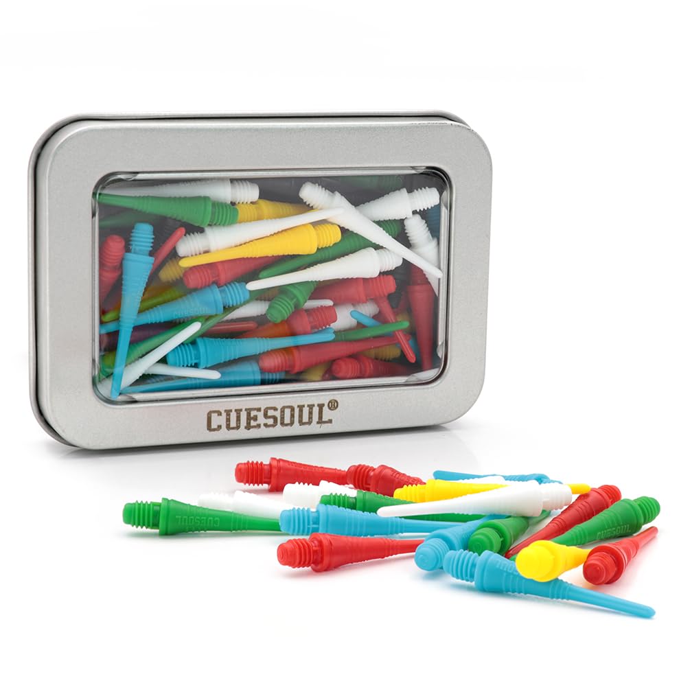 CUESOUL 100pcs 2BA Soft Tip Dart Points CSSTP009H