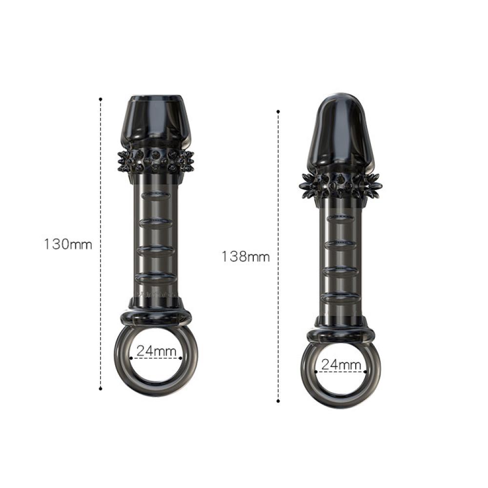 Penis Rings Sleeve Dick Enlargement Cock Ring Reusable Silicone Delay Erection Sex Yoys Adult Supplies Ring Cock Sex Toy For