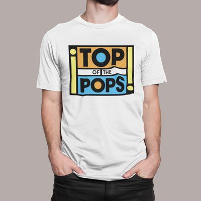 TOP OF THE POPS T SHIRT VINTAGE RETRO CLASSIC MUSIC 60s 70s 80s 90s ADULTS KIDS