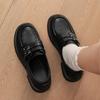 2026 Spring Autumn Women Loafers Slip-On Shoes Office Daily Wear Flat Soft Ladies Casual Shoes Pure Black Comfortable