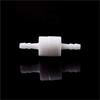 1PC White 4/6/8/10/12mm Plastic One Way Inline Check Valve Fuel Gas Liquid Water Suitable for water petrol diesel oils