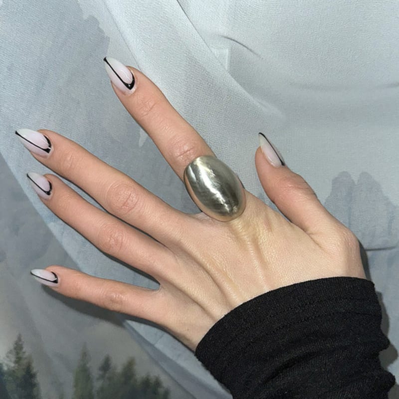 mosxe [925silver] Marui bold matt ring