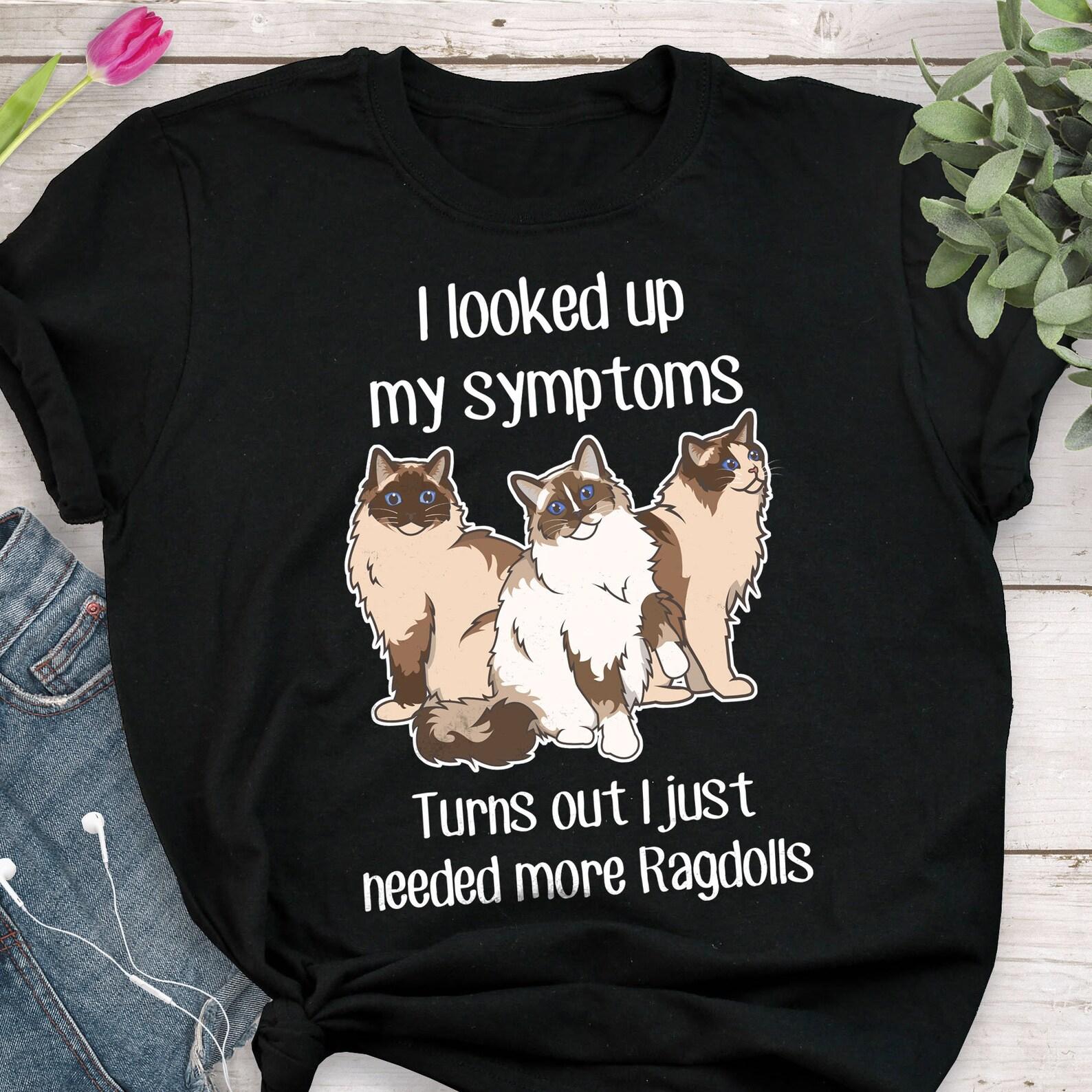 Ragdoll Cat Shirt, , , Funny Cat Lover Gift, Cute Pet T-shirt, Ragdoll Lover Tshirt, Ragdoll Cat Tee, Ragdoll Mom, Dad Seal Bicolor 140