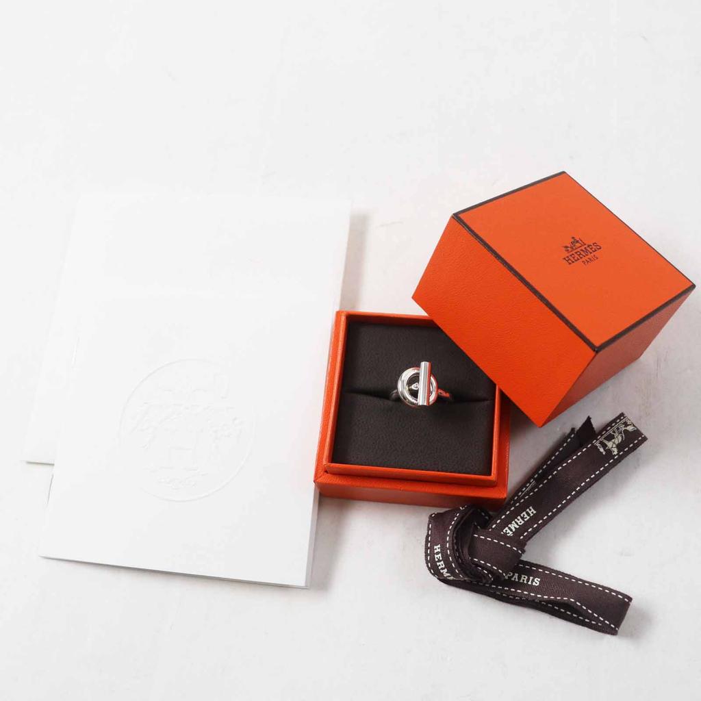 Pristine HERMES Ring Echappee Silver AG925 Women Used