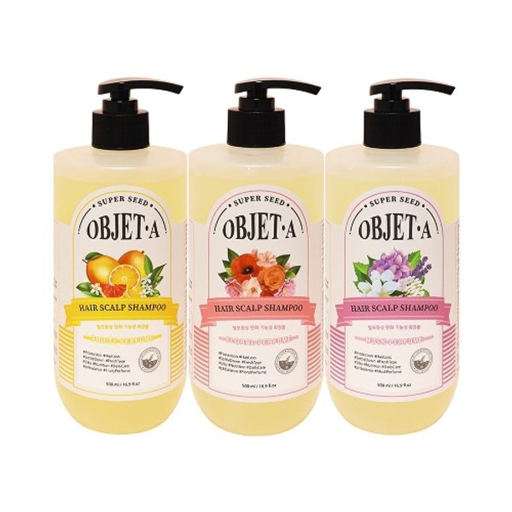 Objet A Super Seed Hair Scalp Shampoo Fruity 500ml