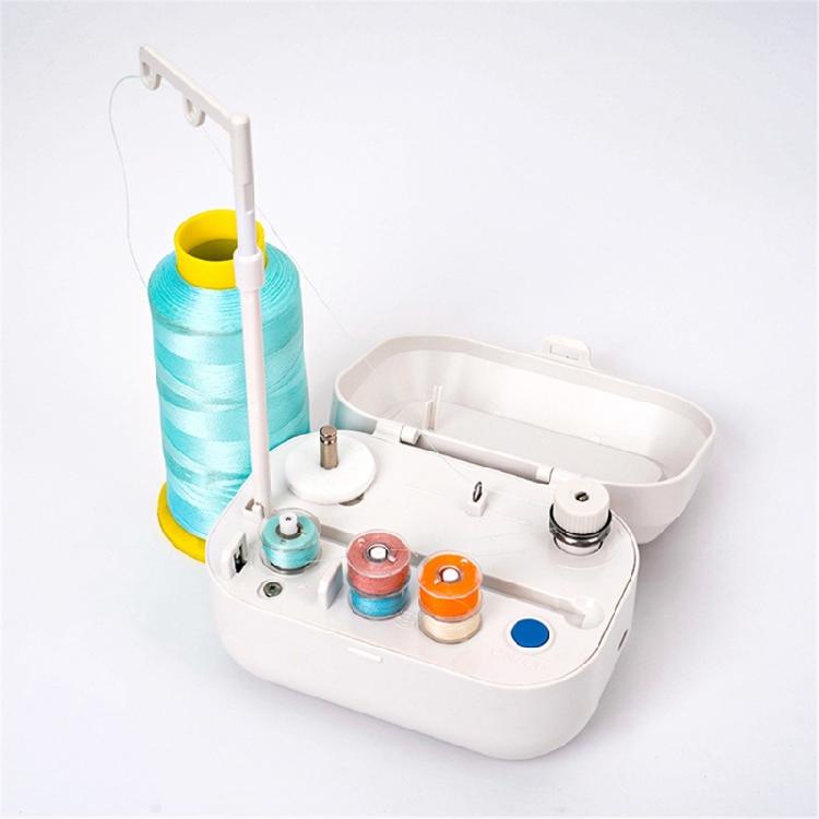 Electric Bobbin Winder White Bobbin Winder Sewings Winding Tool Electric Spool Winding Machine for Household