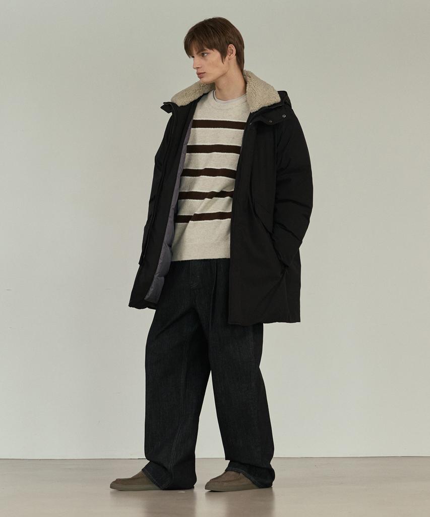 Mindbridge Do Good_Detachable Fur Hood Long Down Jumper
