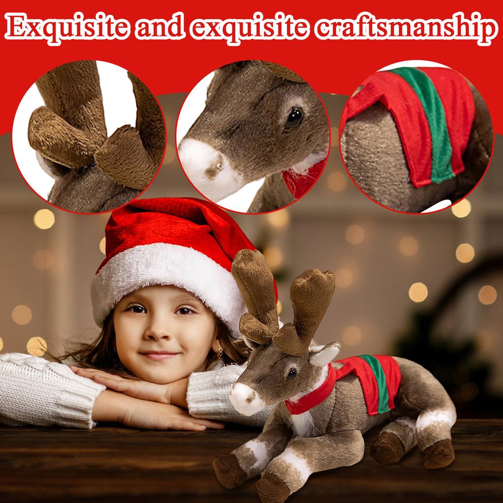 Christmas Elk Doll Plush Toy Gift Doll (without Label)
