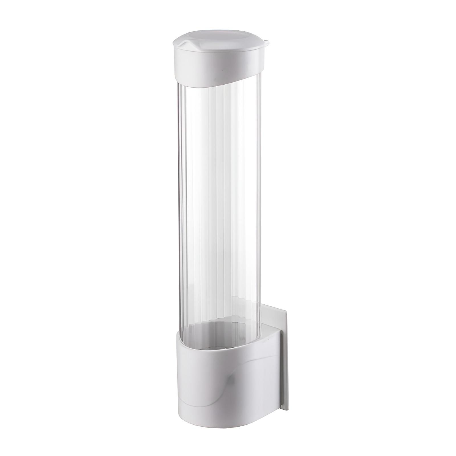 

Clip-On Dustproof Cup Holder Organizer with Cover for Disposable Cups, No Drill Water Dispenser Mount, Home Kitchen
