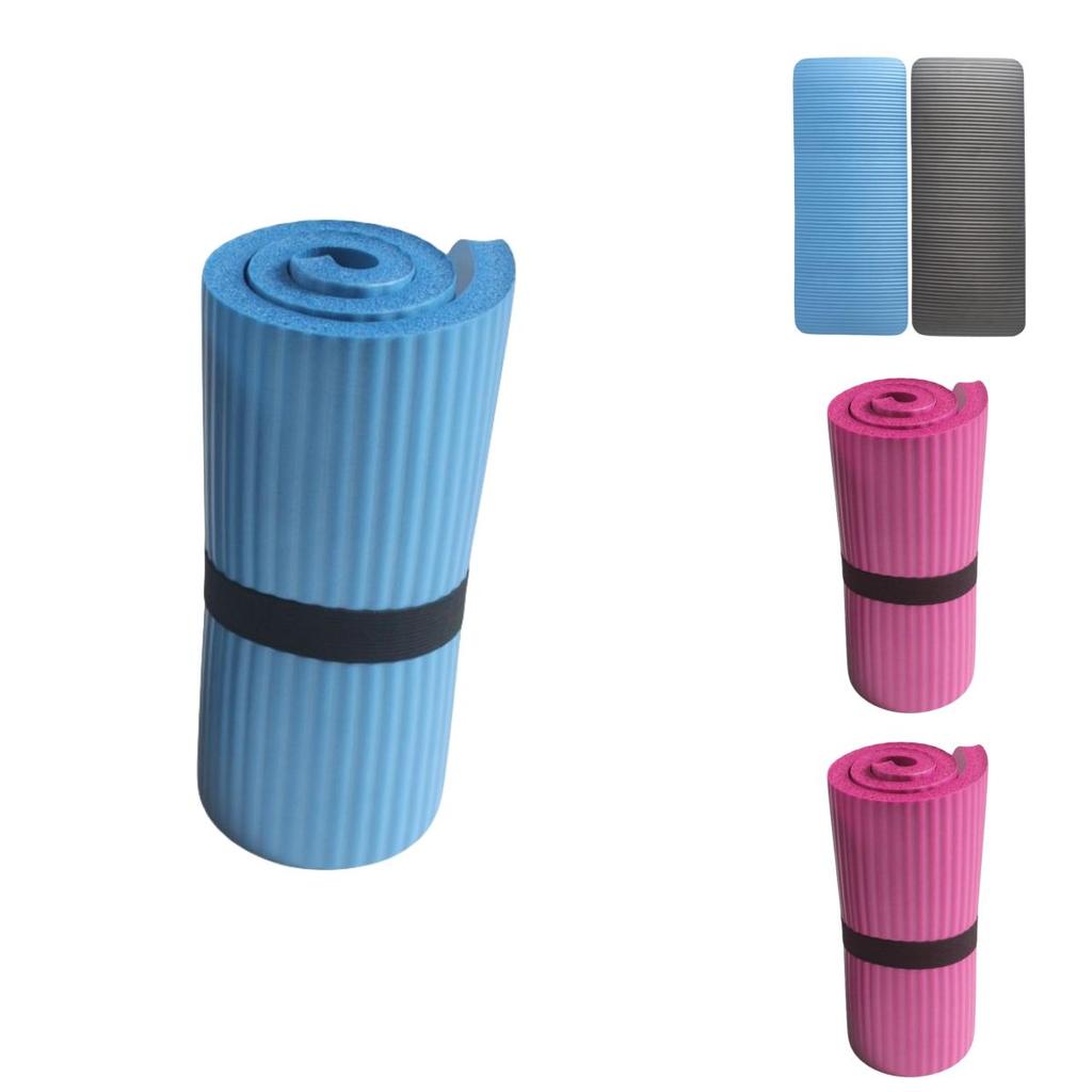 Nbr Fitness Wiel Pad Dik 1.5cm Ondersteuning Voor Buikspiertraining En Yoga Assistentie Paars Blauw Zwart Roze