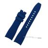 Curved End Rubber Silicone Strap for Citizen Watch Bracelet for Swatch Soft Waterproof Watchband for Rolex 20mm 22mm Wristband