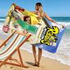 Rabbids Invasion Spark  Print Beach Towel, Large Soft Quick Dry Towel for Beach Camping Swimming