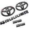 5Pcs ABS OVERLAY Car Logo Emblem for 4runner TRD Off-road Vehicle Front Grille Luggage Wing Sticker Modified Accessories BF8